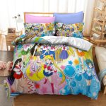SailorMoonCosplayBeddingSetDuvetCoverChristmasBedSheetsSets_1