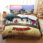 SpidermanGwenSpiderBeddingSetDuvetCoversComforterBedSheets_4