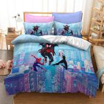 SpidermanGwenSpiderBeddingSetDuvetCoversComforterBedSheets_4