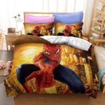 SpidermanGwenSpiderBeddingSetDuvetCoversComforterBedSheets_4