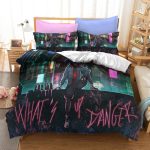 SpidermanMilesMoralesCosplayBeddingSetDuvetCoverBedSheetsSets_7