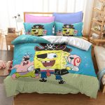 CartoonsSpongeBobSquarePantsBeddingSetDuvetCoversBedSheets_10