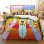 CartoonsSpongeBobSquarePantsBeddingSetDuvetCoversBedSheets_10
