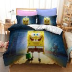 CartoonsSpongeBobSquarePantsBeddingSetDuvetCoversBedSheets_10