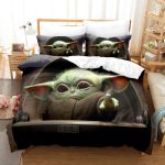 StarWarsYodaBabyCosplayBeddingSetDuvetCoverComforterBedSheets_1