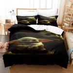 StarWarsYodaBabyCosplayBeddingSetDuvetCoverComforterBedSheets_1