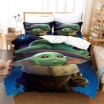StarWarsYodaBabyCosplayBeddingSetDuvetCoverComforterBedSheets_1