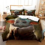 StarWarsYodaBabyCosplayBeddingSetDuvetCoverComforterBedSheets_1