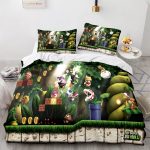 SuperMarioCosplayBeddingSetFullDuvetCoverComforterBedSheets_12