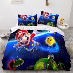 SuperMarioCosplayBeddingSetFullDuvetCoverComforterBedSheets_12