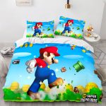 Super Mario Bedding Set Quilt Cover Without Filler