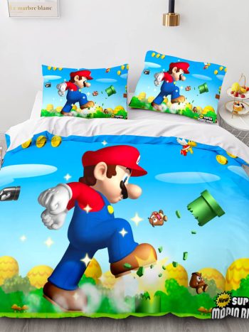 Super Mario Bedding Set Quilt Cover Without Filler