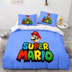 SuperMarioCosplayBeddingSetFullDuvetCoverComforterBedSheets_12