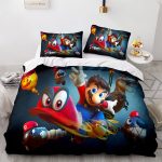 SuperMarioCosplayBeddingSetFullDuvetCoverComforterBedSheets_12