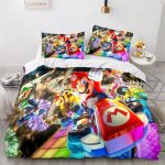 SuperMarioCosplayBeddingSetFullDuvetCoverComforterBedSheets_12