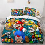 SuperMarioCosplayBeddingSetFullDuvetCoverComforterBedSheets_12