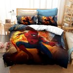 SuperheroSpidermanBeddingSetQuiltDuvetCoverBedSheetsSets_10