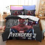 SuperheroSpidermanBeddingSetQuiltDuvetCoverBedSheetsSets_10