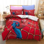 SuperheroSpidermanBeddingSetQuiltDuvetCoverBedSheetsSets_10