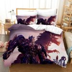 TransformersOptimusPrimeCosplayBeddingSetDuvetCoverBedSheets_1