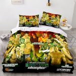 WWERAWCosplayBeddingSetsSoftDuvetCoversComforterBedSheets_1