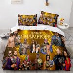 WWERAWCosplayBeddingSetsSoftDuvetCoversComforterBedSheets_1