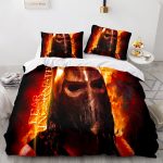 WWERAWCosplayBeddingSetsSoftDuvetCoversComforterBedSheets_1