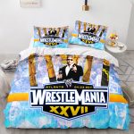 WWERAWCosplayBeddingSetsSoftDuvetCoversComforterBedSheets_1