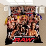 WWEWorldWrestlingEntertainmentBeddingSetDuvetCoverBedSheetsSets_4