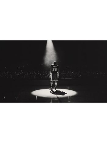 Kobe Bryant Tribute Iconic Spotlight Moment | Basketball Canvas Art | Poster Print
