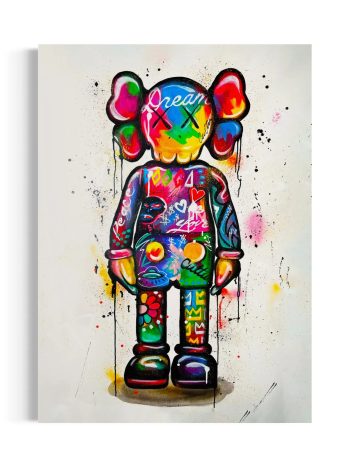 Kaws Companion Figure Canvas Art | Poster Print