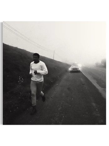 Muhammad Ali Road Running Canvas | Poster Print - Boxing Legend