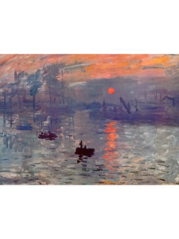 Claude Monet 'Impression Sunrise' (1872) Canvas Wall Art | Poster Print